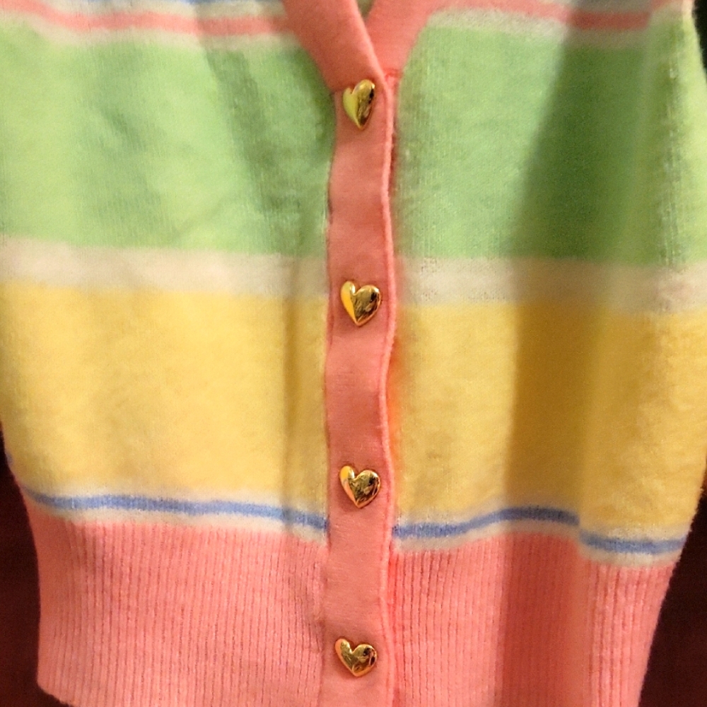Heart Buttons Sweater